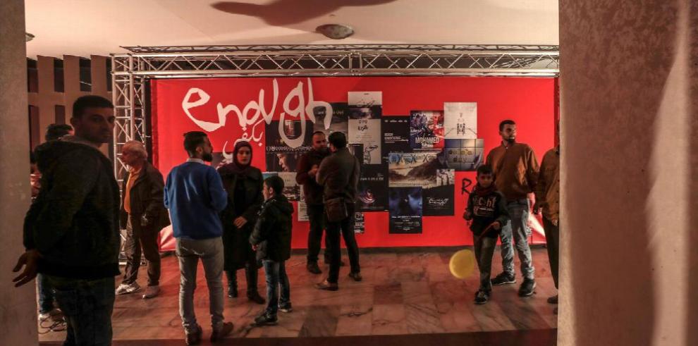 Gaza, un enclave sin pantallas, dice “Basta” en su festival anual de cine